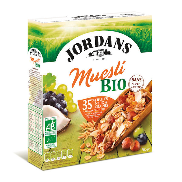 Muesli Bio JORDANS Fruits noix et graines