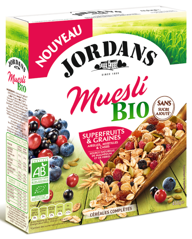 MUESLI BIO SUPERFRUITS & GRAINES Jordans