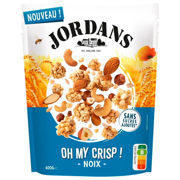  Céréales Oh My Crisp Noix Jordans code EAN 5010477365316 