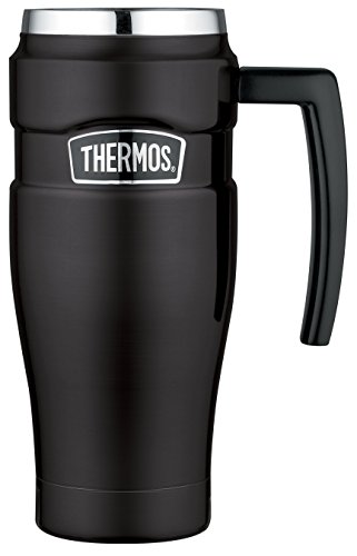 Tasse isotherme en inox 470 ml, noir mat, 0,47 l