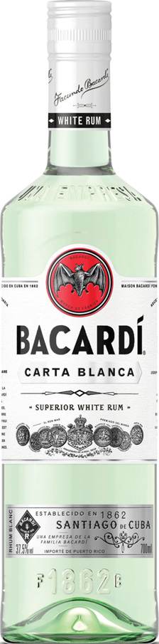  RHUM BACARDI CARTA BIANCA  5010677014205