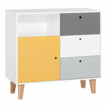 VOX Commode blanc/gris jaune safran Chambre Concept code EAN 5010739 