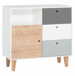VOX Commode blanc/gris Bois Oak Chambre Concept code EAN 5010742 