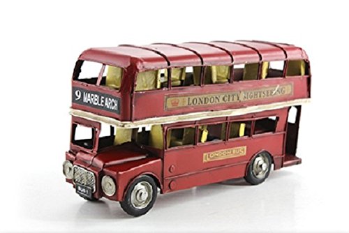 Lesser Pavey Figurine de collection & Étui de Transport rouge en étain en forme de Bus à impériale de Londres des fins d'excursion 5010792249407 Lesser & Pavey