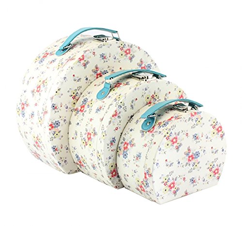 Leonardo Lot de 3 Summer Daisy voyage cas de rangement style shabby chic code EAN 5010792714288 