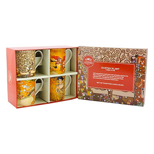 Leonardo Collection Lot de 4 tasses Gustav Klimt