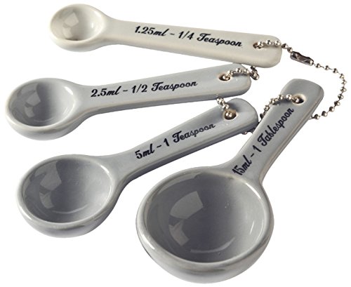 Mason Cash Rayware Mason Cash Baker Lane Cuillères à mesurer, gris/multicolore, 5 x 10 x 2 cm, lot de 4 code EAN 5010853219769 
