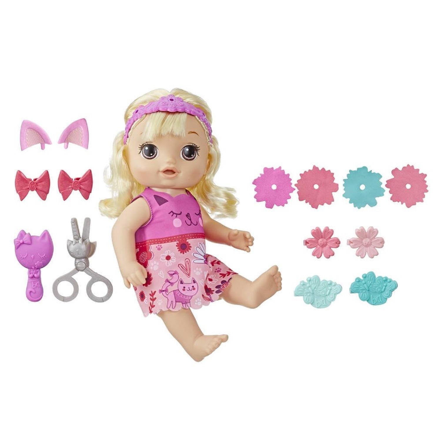 Poupée coiffure magique cheveux blonds BABY ALIVE