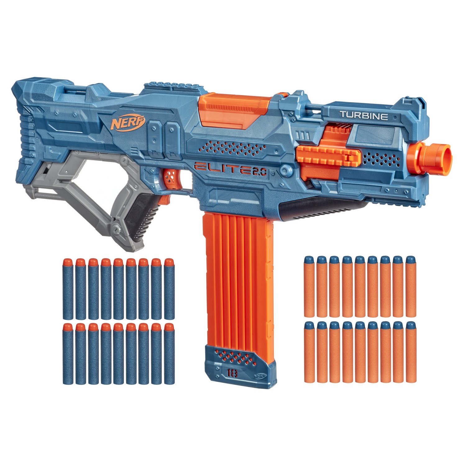 Jouet Nerf Elite 2.0 Turbine CS-18 et Flechette...