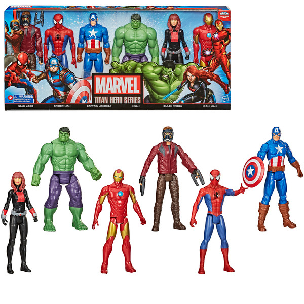 Pack de 6 figurines Titan 30 cm