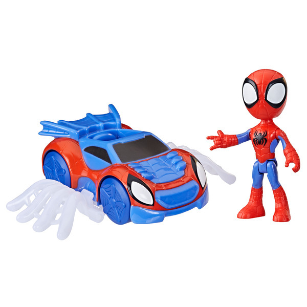 Figurine + véhicule Spidey