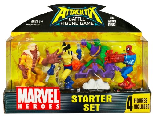 - figurine - figurine - attacktix  starter marvel