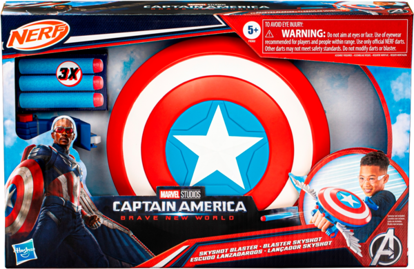 CAPTAIN AMERICA BOUCLIER LANCE PROJECTILE 5010996212955 MARVEL