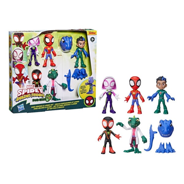  Spidey Pack De 5 Figurines Dino + Accessoires code EAN 5010996221704 