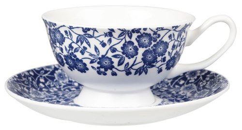Queens Blue story calico tasse et soucoupe code EAN 5011109282636 