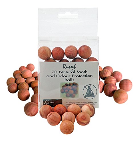 Lot de 40 balles de bois de cèdre beige