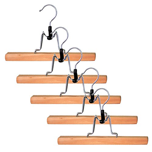 Lot de 5 cintres pince pour pantalon avec intér...