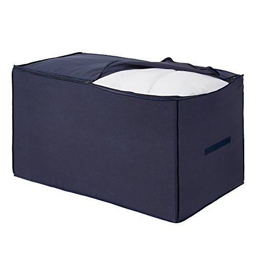 Sac jumbo coffre de rangement, bleu marine, 91 cm
