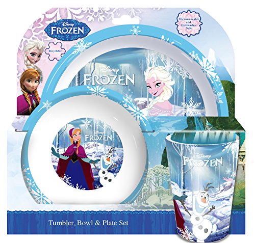 Ensemble assiette bol verre thème frozen spearm...