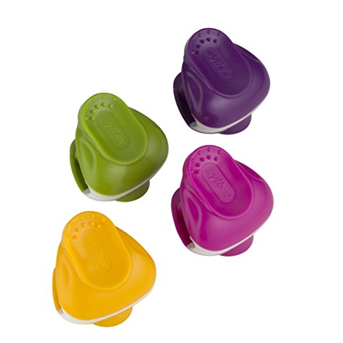 Ze990031 set de 4 clips fraicheur rose/orange/v...