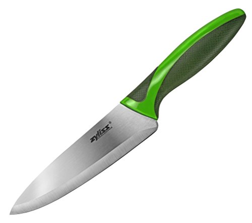 Zyl72410 couteau de chef vert
