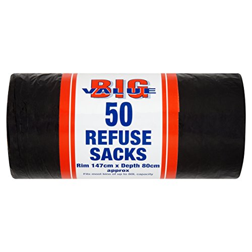 Big Value Big Valeur Poubelle Sac Rouleaux - Lot de 50 5011302149415 (5011302149415)