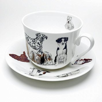 - chiens galore - tasse et soucoupe pour petit ...