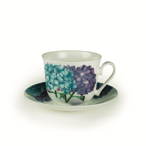 Hortensia Tasse et soucoupe pour petit déjeuner...