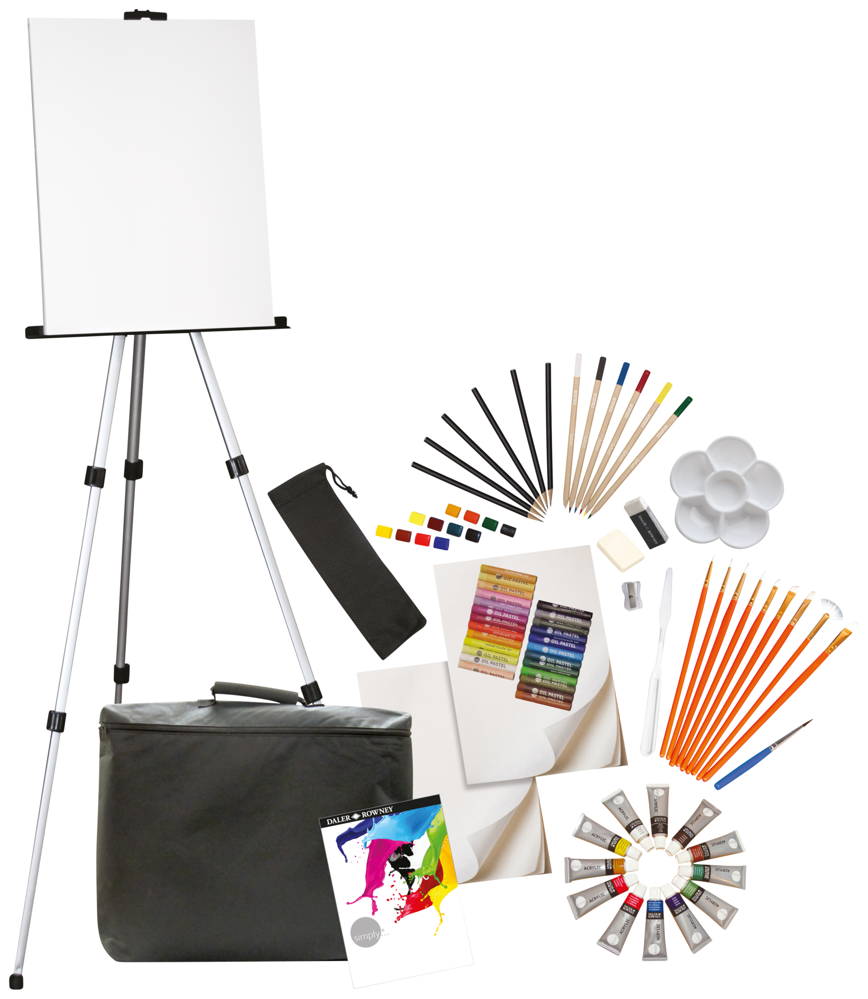 SIMPLY Set d'art complet avec chevalet code EAN 5011386121291 