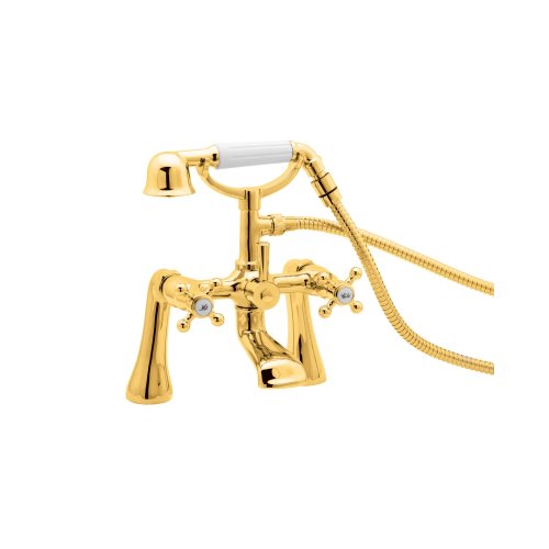 Deva Tud03/501 tudor robinet mélangeur bain/douche monté sur pilier avec finition or code EAN 5011632000004 