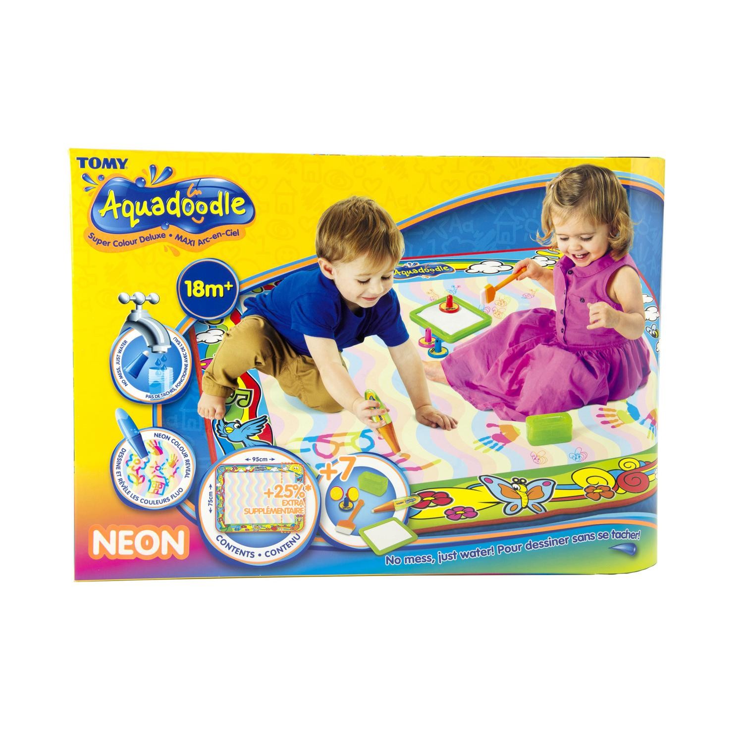 Maxi-tapis couleurs fluo - Néon  