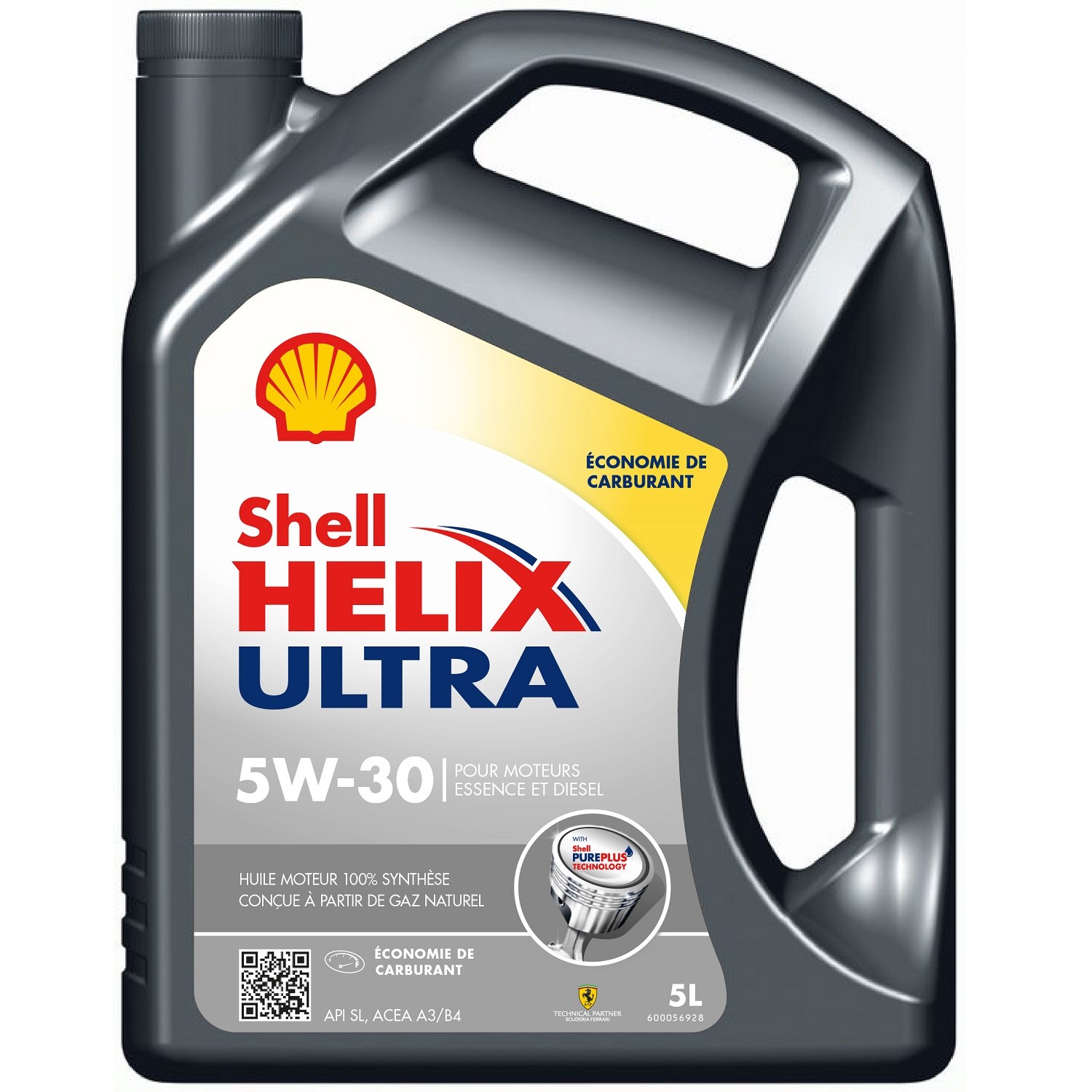 Huile moteur diesel et essence 5W30 5L SHELL