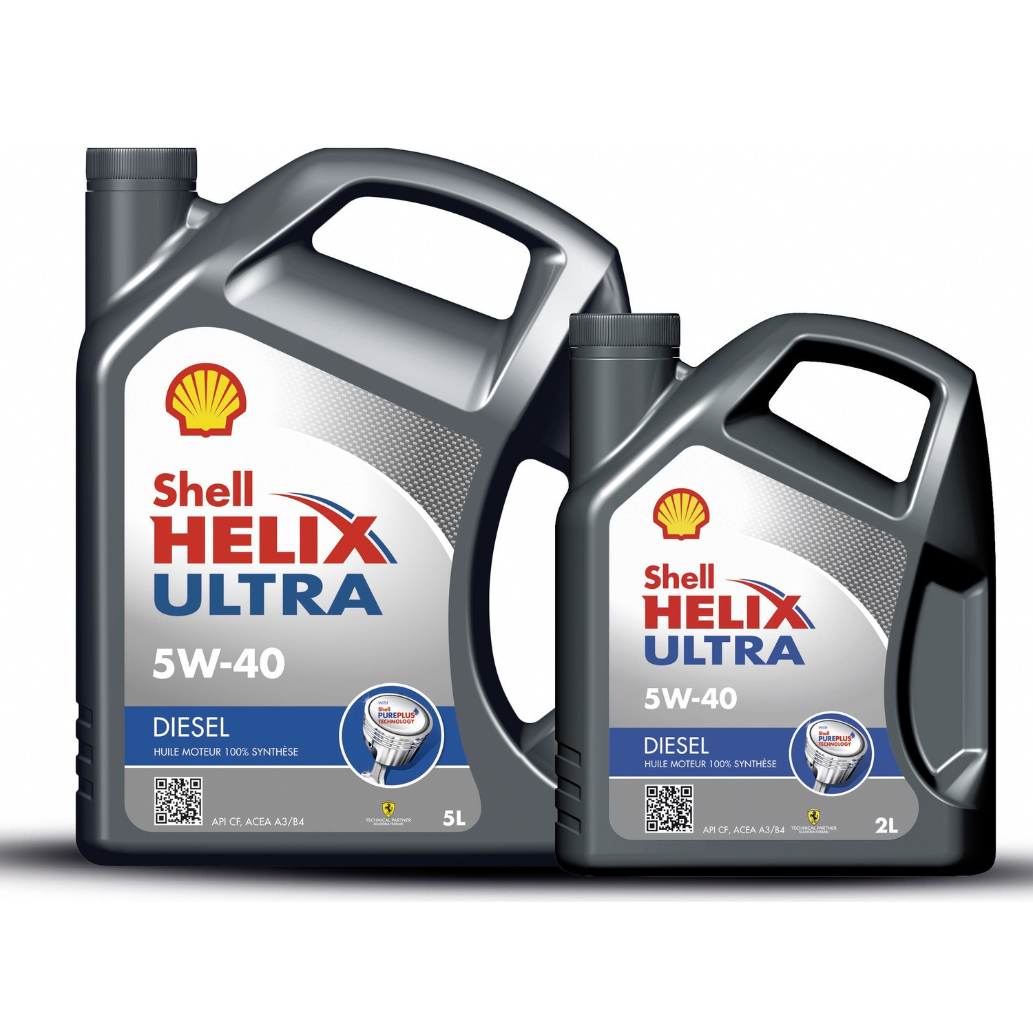 Huile moteur diesel 5W40 5L + 2L SHELL