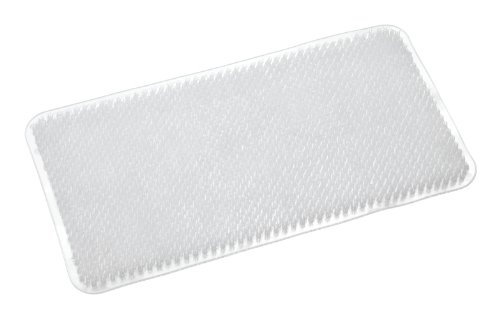 Tapis de baignoire exfoliant doux transparent