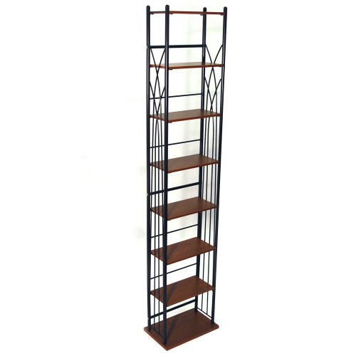 DAKOTA étagère de rangement 140 DVD - noir/chên...