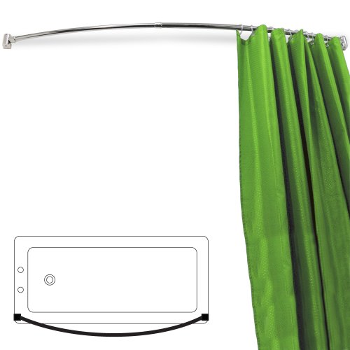 ARC - Barre de douche arondie Chrome