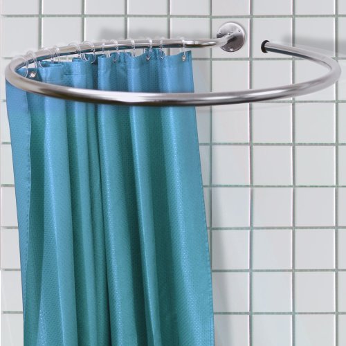 LOOP - Barre de douche arrondie en acier inoxyd...