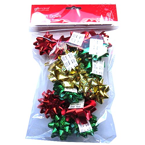 Noël Cadeaux Noeuds - Or, Rouge et Vert - Paque...