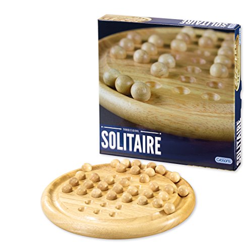 Gibson Jeux de société traditionnels - Solitaire en bois (version anglaise) code EAN 5012269003314 
