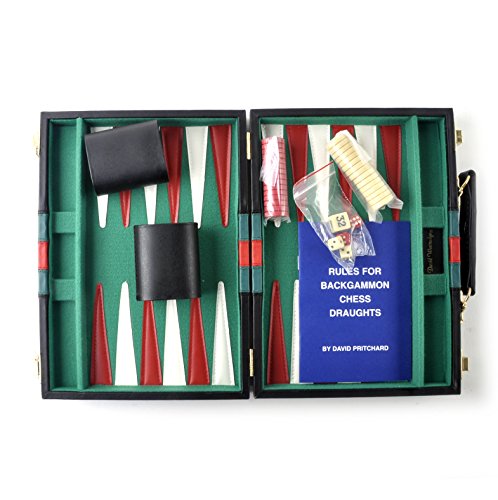 Westnedge Backgammon - 11 Black Vinyl Case by Westnedge 5012784001086 (5012784001086)
