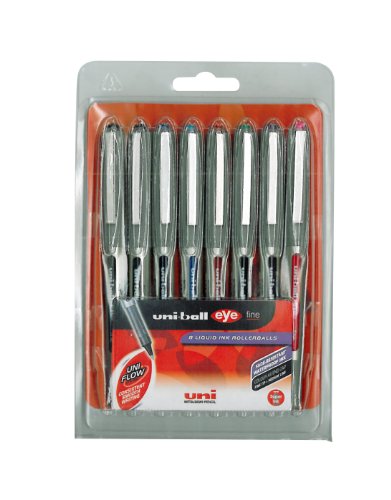 Uni-Ball Eye Fine UB-157  Lot de 8 Stylos rolle...