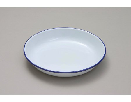 45620 assiette à pâtes/riz en émail, 20 cm