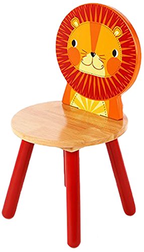 Bois chaise lion, 26 cm