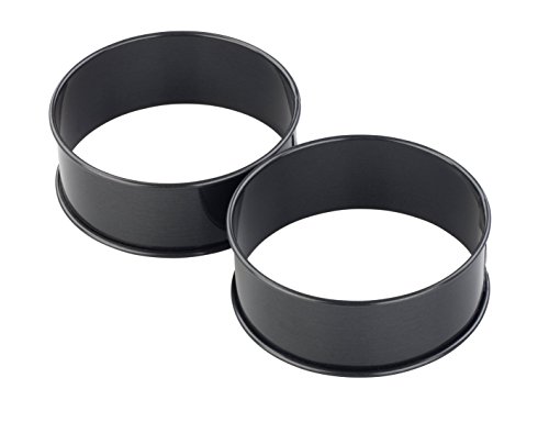 Chefaid Chef Aid Lot de Bague Anneau à œuf-Anti-adhésif-Noir 5012904000555 (5012904000555)