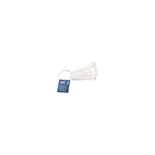 Chefaid Chef Aid Lot de 4 cuillère de mesure, en plastique blanc 5012904127221 (5012904127221)