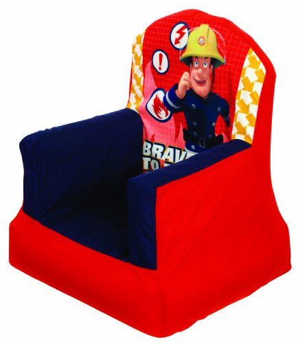 Sam le Pompier 863495 fauteuil rouge/noir 53 x 44 x 44 cm code EAN 5013138634950 