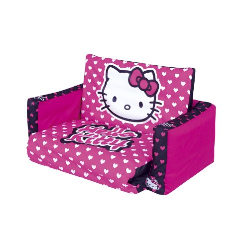 863908 canapé-lit tween hello kitty rose