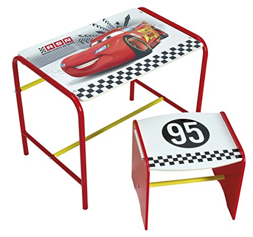 Worlds Apart 864947 disney cars premium bureau/tabouret bois rouge 42 x 57 x 50 cm code EAN 5013138649473 