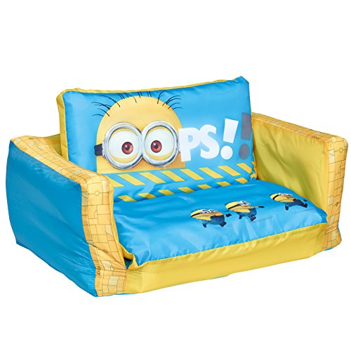 865366 les minions canapé dépliable bleu 68 x 1...