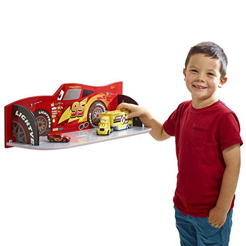 865416 cars disney etagère murale rouge 60 x 21...